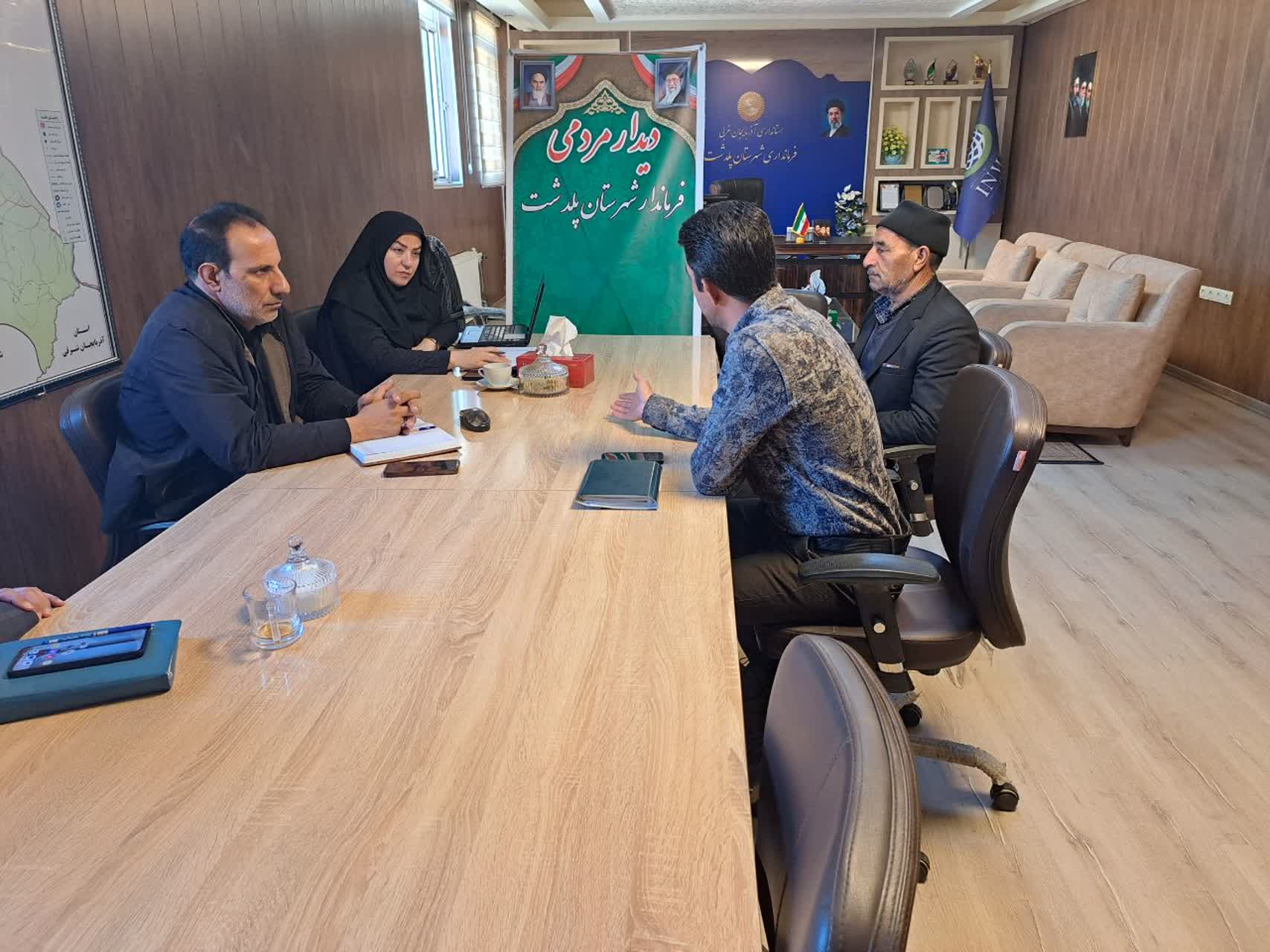 برگزاری ملاقات مردمی فرماندار شهرستان پلدشت