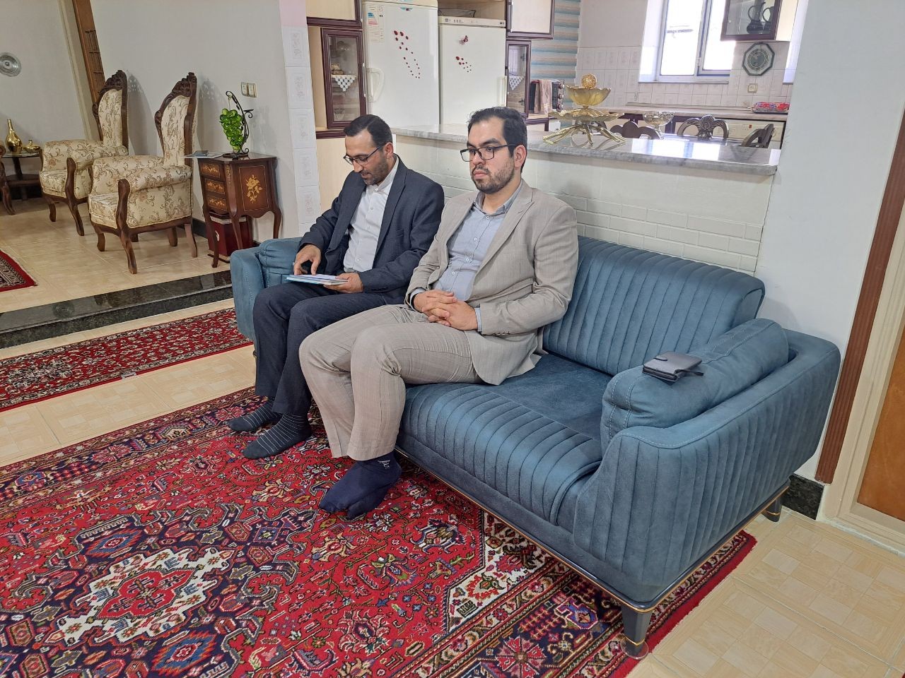 دیدار رئیس واعضای شورای تامین شهرستان پلدشت با آزادگان شهرستان