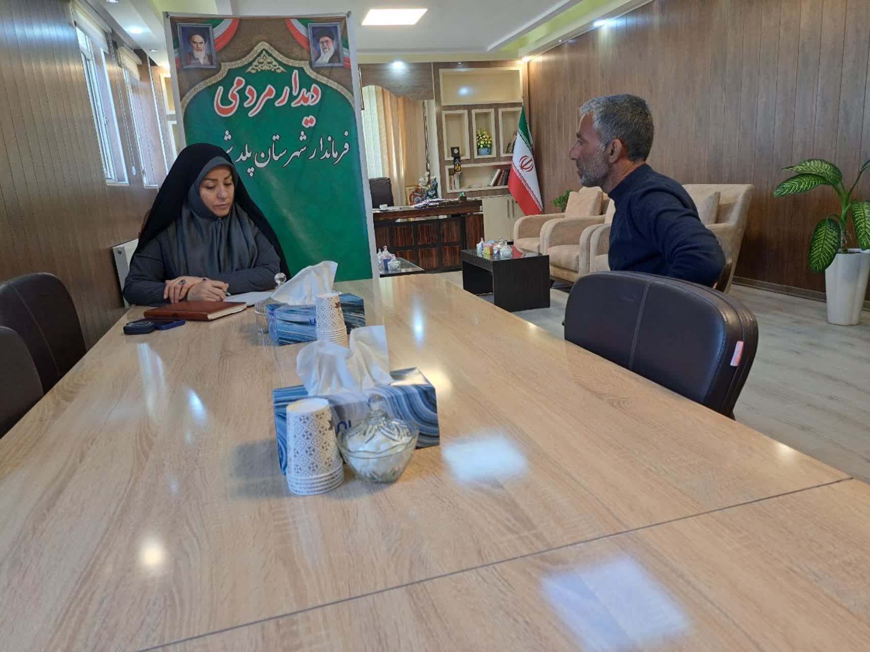 ملاقات مردمی فرماندار شهرستان پلدشت
