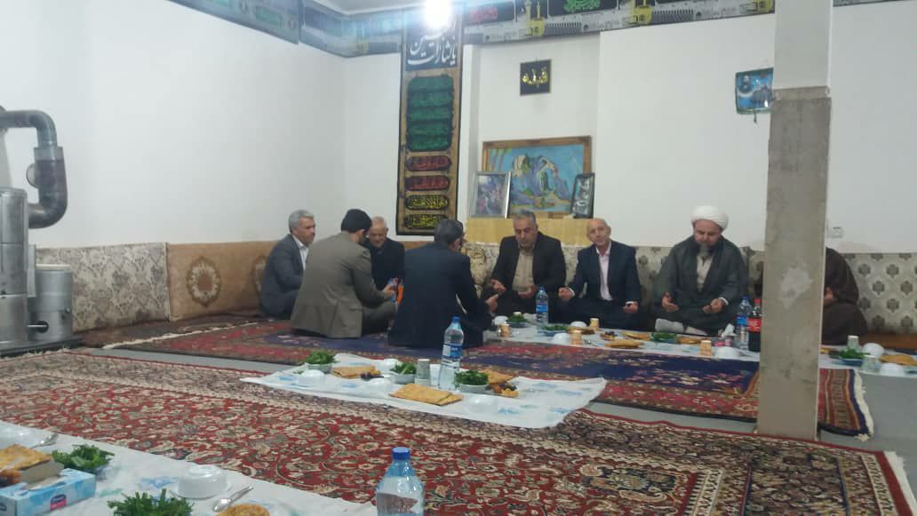 افطار فرماندار شهرستان پلدشت همراه با مردم روستای قارقلوق علیاء