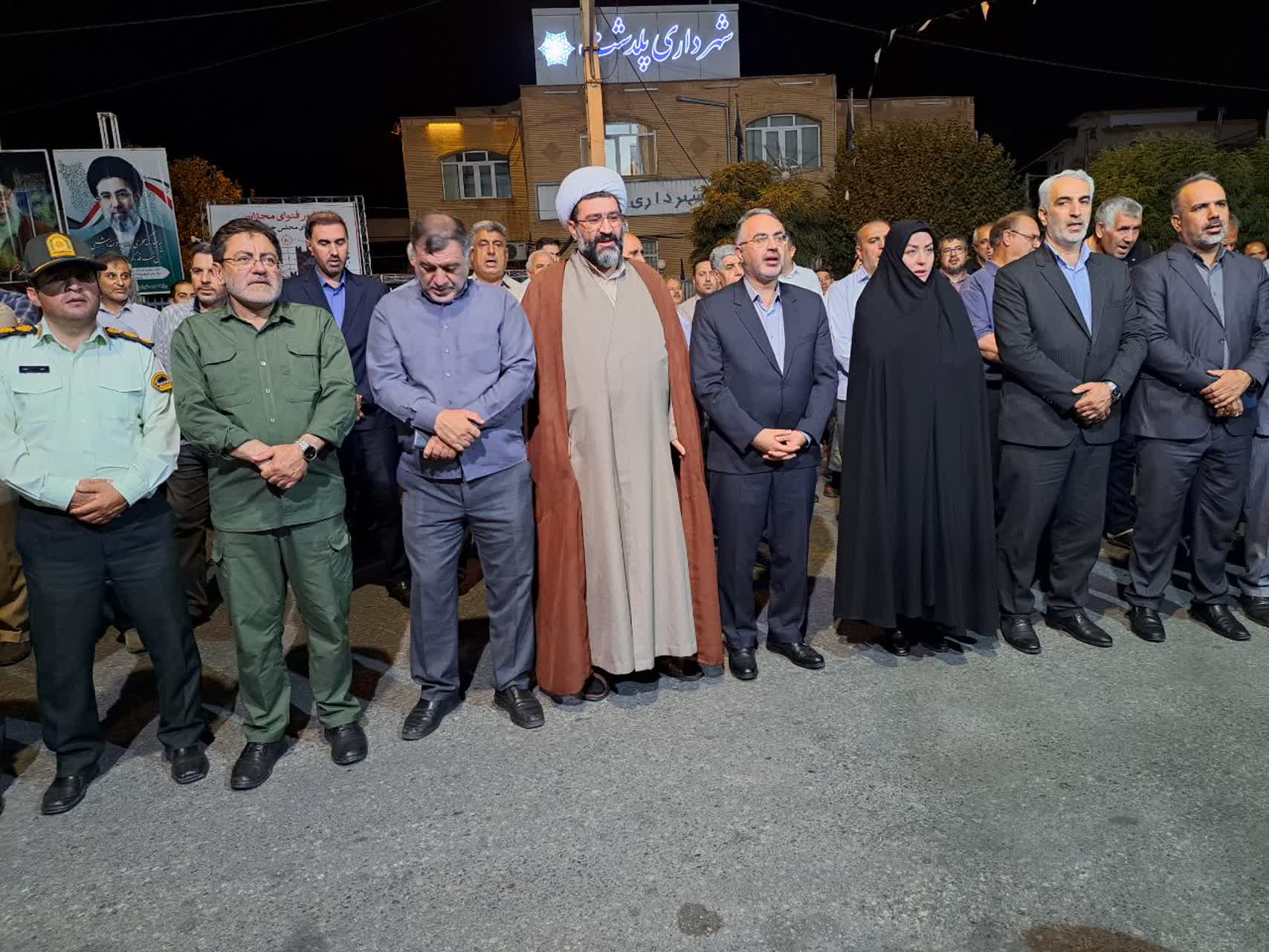 تداوم برگزاری رزمگاه شبانه با حضور پرشور مردم پلدشت