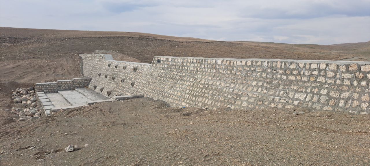 بهره برداری از پروژه آبخیزداری در شهرستان پلدشت