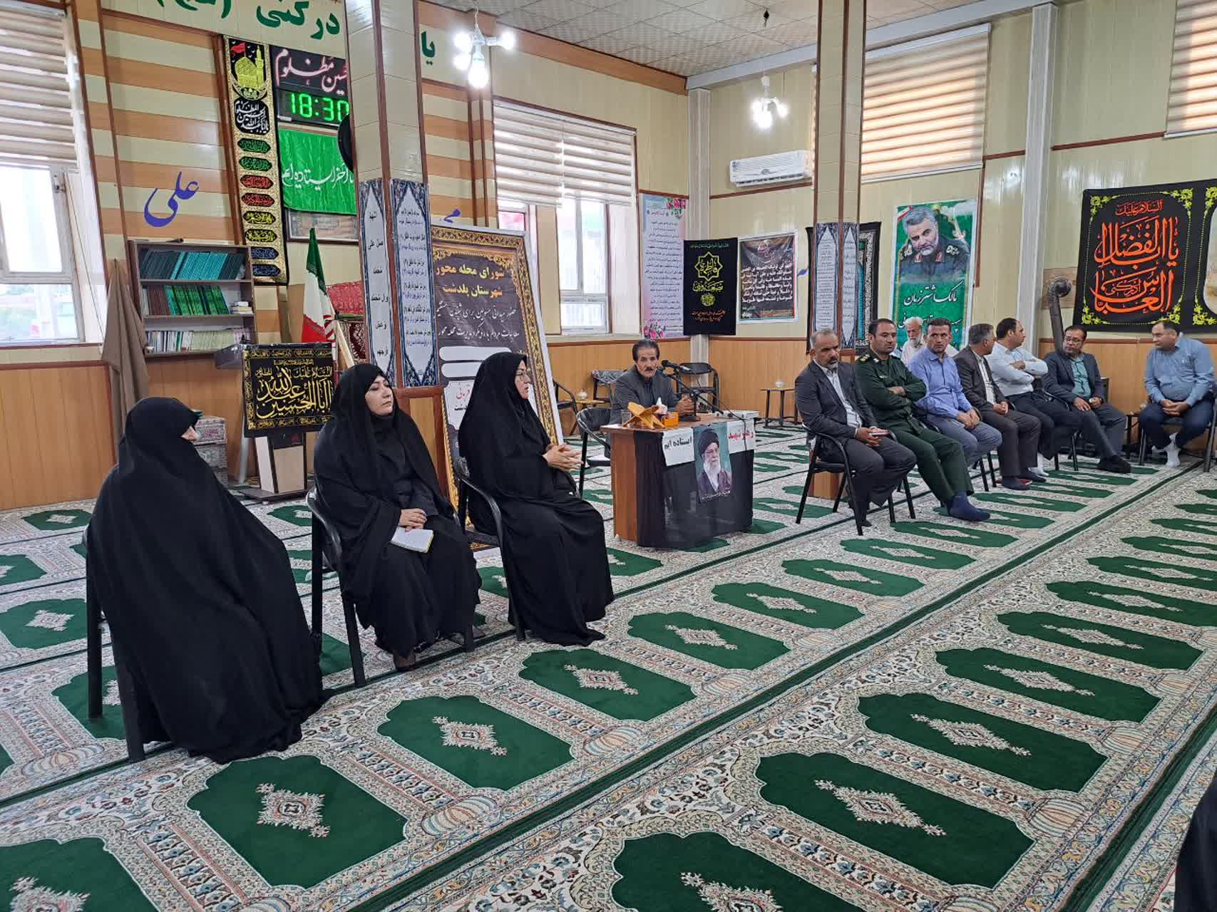 نشست شورای مدیریت محلهمحور در روستای بهلولآباد برگزار شد+ تصاویر