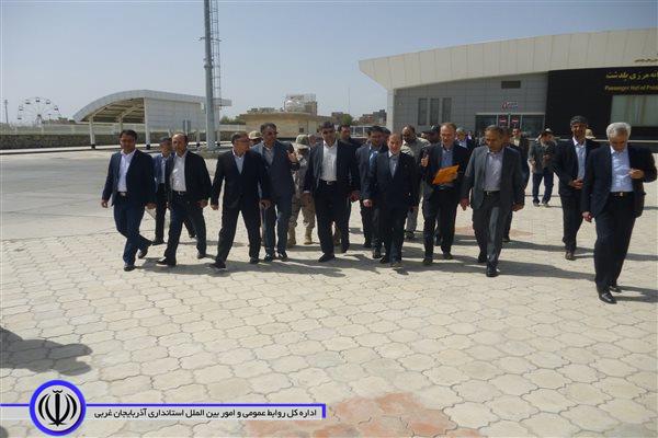 بازدید حیدری مدیر کل امور مرزی وزارت کشور از پایانه مرزی شهرستان پلدشت.