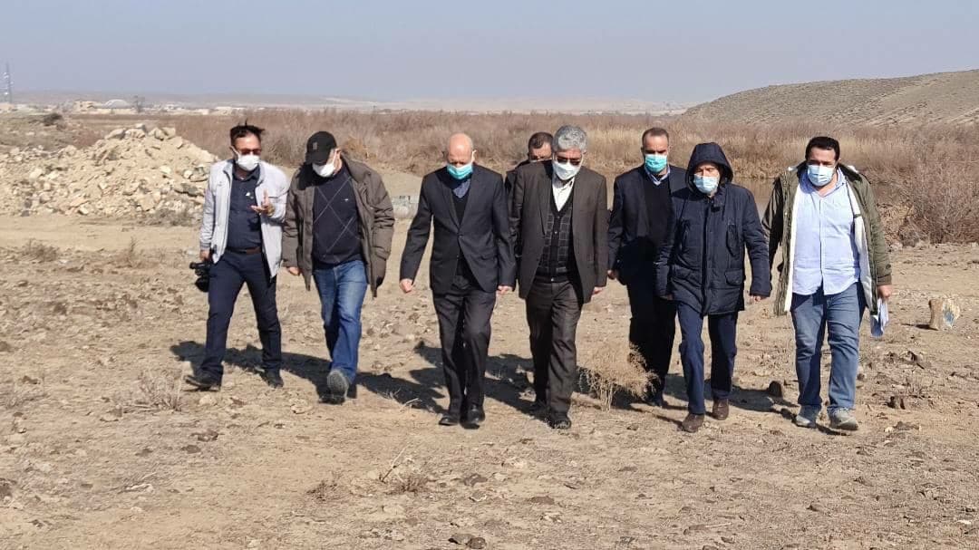 بازدید میدانی اکبرزاده کهریزی فرماندار پلدشت از مجتمع پتروشیمی پردیس آذربایجان