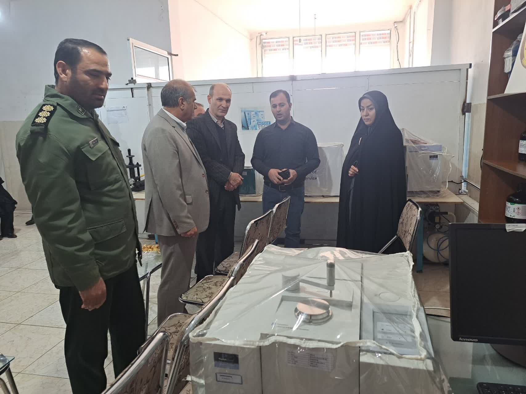 آزمایشگاه تعیین ماهیت در پلدشت افتتاح شد