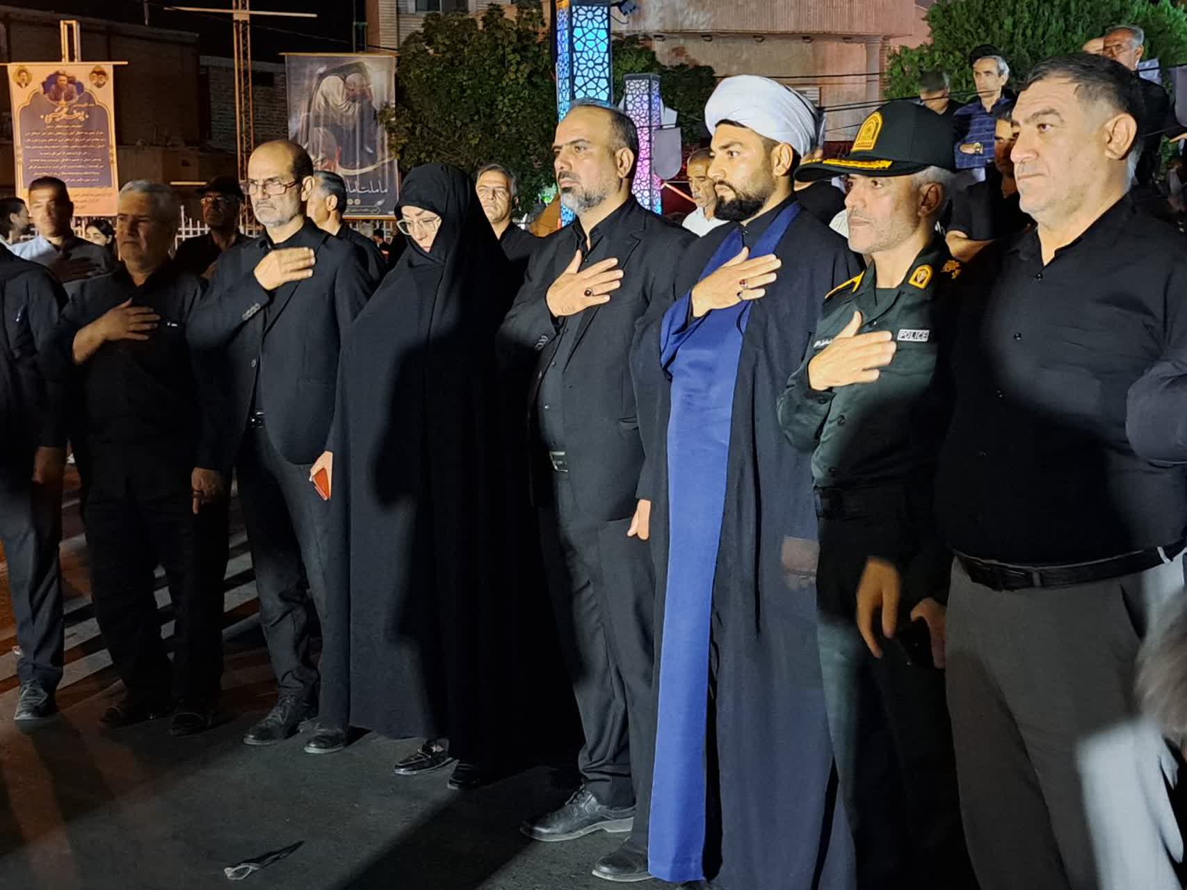 فرماندار شهرستان پلدشت، در هیئتهای عزاداری