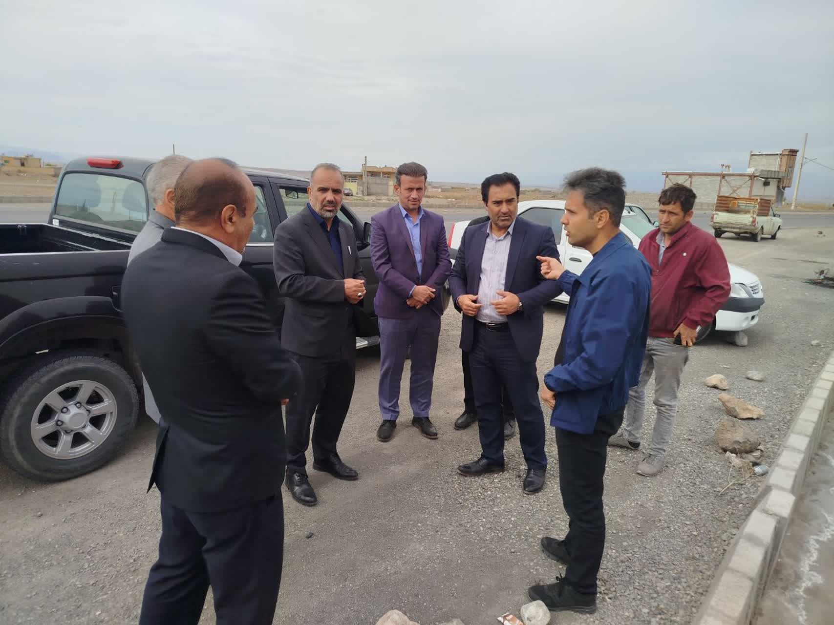 بازدید معاون سیاسی، امنیتی و اجتماعی فرمانداری پلدشت از مقسم روستای تپهباشی و مقسم آب رهاسازی شده از سد آغچای دشت نازک