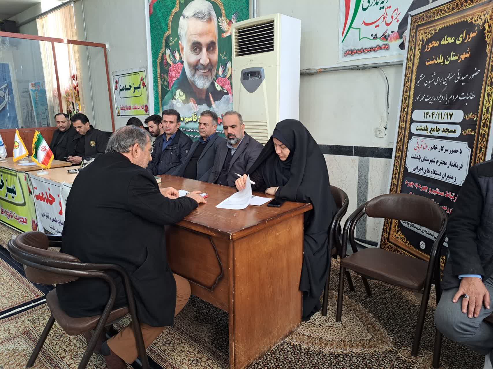 برگزاری ملاقات مردمی و محله محور مدیران اجرایی شهرستان پیش از نماز جمعه پلدشت